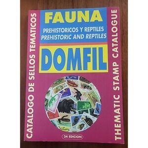Domfil PREHISTORIC & REPTILES Thematic Stamp Catalogue, 24th Ed Dinosaurs!